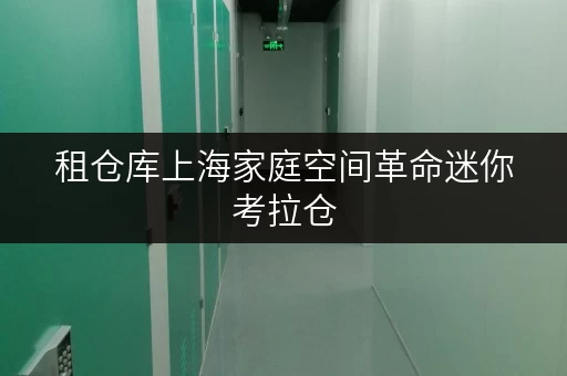 租仓库上海家庭空间革命迷你考拉仓,解锁收纳新境界,让家更美好! 租仓库上海家庭空间革命迷你考拉仓,解锁收纳新境界,让家更美好!