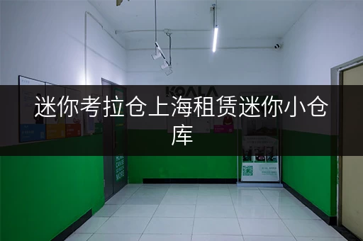 迷你考拉仓上海租赁迷你小仓库,告别空间焦虑,货物存放更省心 迷你考拉仓上海租赁迷你小仓库,告别空间焦虑,货物存放更省心