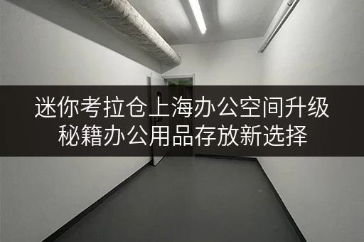 迷你考拉仓上海办公空间升级秘籍办公用品存放新选择,迷你考拉仓助力释放办公空间 迷你考拉仓上海办公空间升级秘籍办公用品存放新选择,迷你考拉仓助力释放办公空间