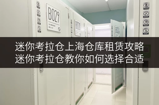 迷你考拉仓上海仓库租赁攻略迷你考拉仓教你如何选择合适面积,轻松解决仓储难题 迷你考拉仓上海仓库租赁攻略迷你考拉仓教你如何选择合适面积,轻松解决仓储难题