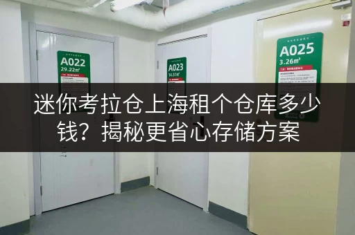迷你考拉仓上海租个仓库多少钱?揭秘更省心存储方案 迷你考拉仓上海租个仓库多少钱?揭秘更省心存储方案