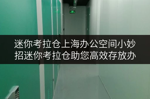 迷你考拉仓上海办公空间小妙招迷你考拉仓助您高效存放办公用品 迷你考拉仓上海办公空间小妙招迷你考拉仓助您高效存放办公用品