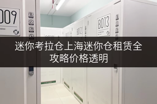 迷你考拉仓上海迷你仓租赁全攻略价格透明,设备工具随存随取更便捷 迷你考拉仓上海迷你仓租赁全攻略价格透明,设备工具随存随取更便捷