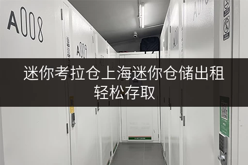 迷你考拉仓上海迷你仓储出租轻松存取，全天候服务，释放您的居家空间