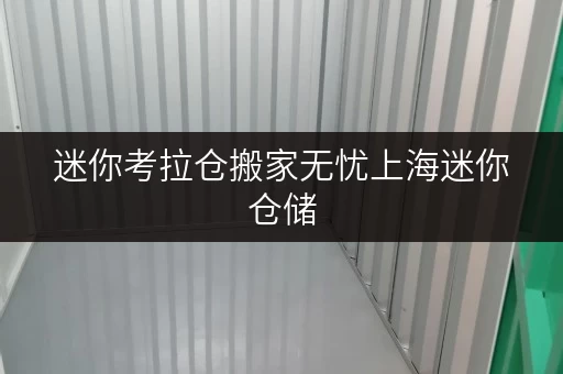 迷你考拉仓搬家无忧上海迷你仓储,装修搬家临时存储全攻略 迷你考拉仓搬家无忧上海迷你仓储,装修搬家临时存储全攻略