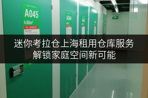 迷你考拉仓上海租用仓库服务解锁家庭空间新可能，迷你考拉仓助力品质生活提升
