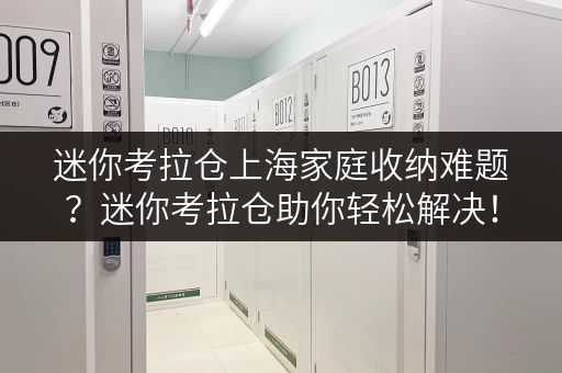 迷你考拉仓上海家庭收纳难题?迷你考拉仓助你轻松解决! 迷你考拉仓上海家庭收纳难题?迷你考拉仓助你轻松解决!