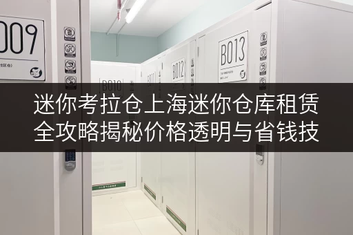 迷你考拉仓上海迷你仓库租赁全攻略揭秘价格透明与省钱技巧 迷你考拉仓上海迷你仓库租赁全攻略揭秘价格透明与省钱技巧