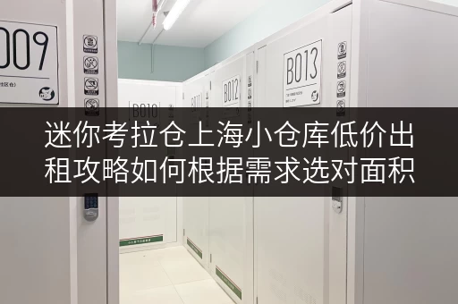 迷你考拉仓上海小仓库低价出租攻略如何根据需求选对面积,打造实用空间? 迷你考拉仓上海小仓库低价出租攻略如何根据需求选对面积,打造实用空间?