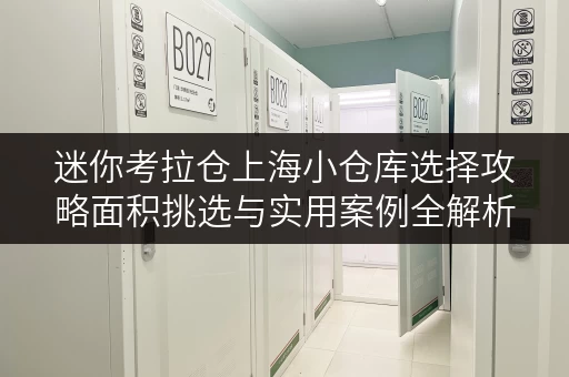 迷你考拉仓上海小仓库选择攻略面积挑选与实用案例全解析 迷你考拉仓上海小仓库选择攻略面积挑选与实用案例全解析