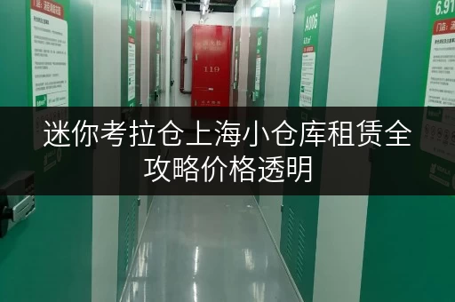 迷你考拉仓上海小仓库租赁全攻略价格透明，省钱技巧大公开！