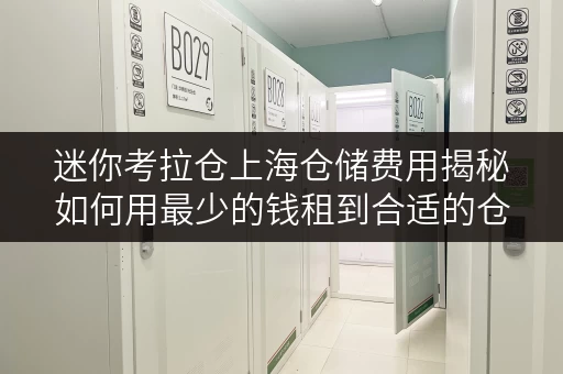 迷你考拉仓上海仓储费用揭秘如何用最少的钱租到合适的仓库空间 迷你考拉仓上海仓储费用揭秘如何用最少的钱租到合适的仓库空间