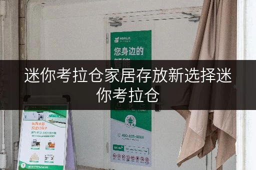 迷你考拉仓家居存放新选择迷你考拉仓，上海家居存放的便捷之选