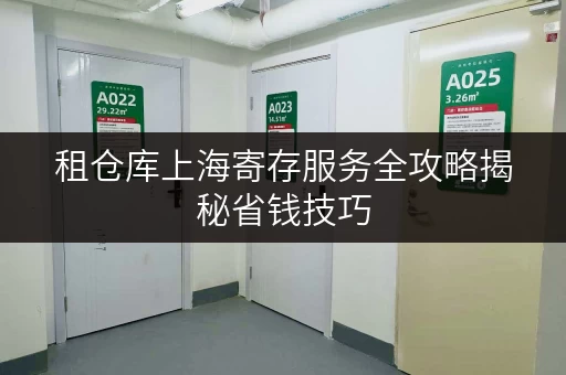 租仓库上海寄存服务全攻略揭秘省钱技巧，让存储不再烦恼！