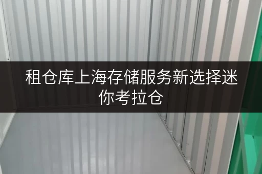 租仓库上海存储服务新选择迷你考拉仓,随存随取,便捷无忧 租仓库上海存储服务新选择迷你考拉仓,随存随取,便捷无忧
