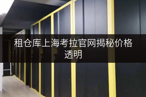 租仓库上海考拉官网揭秘价格透明,省钱攻略全解析 租仓库上海考拉官网揭秘价格透明,省钱攻略全解析