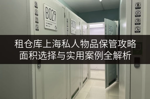 租仓库上海私人物品保管攻略面积选择与实用案例全解析
