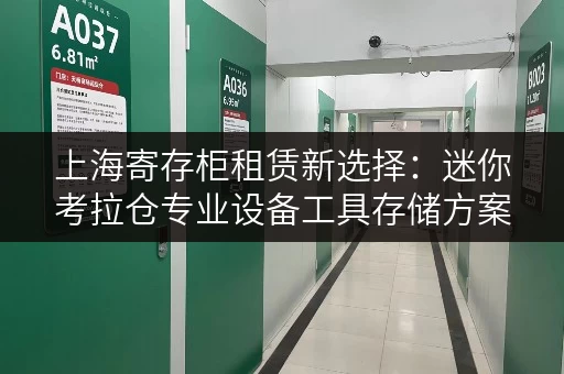 上海寄存柜租赁新选择：迷你考拉仓专业设备工具存储方案