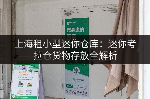 上海租小型迷你仓库:迷你考拉仓货物存放全解析 上海租小型迷你仓库:迷你考拉仓货物存放全解析