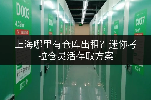 上海哪里有仓库出租?迷你考拉仓灵活存取方案 上海哪里有仓库出租?迷你考拉仓灵活存取方案
