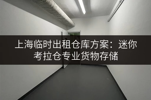 上海临时出租仓库方案：迷你考拉仓专业货物存储