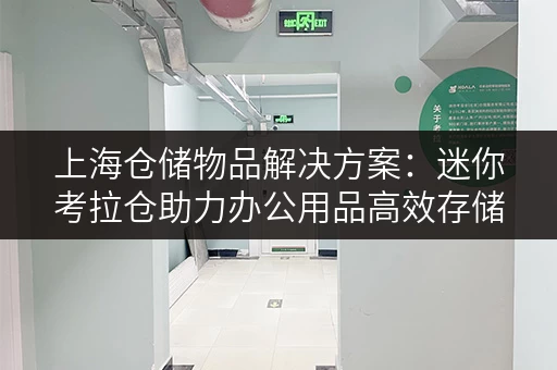 上海仓储物品解决方案:迷你考拉仓助力办公用品高效存储 上海仓储物品解决方案:迷你考拉仓助力办公用品高效存储