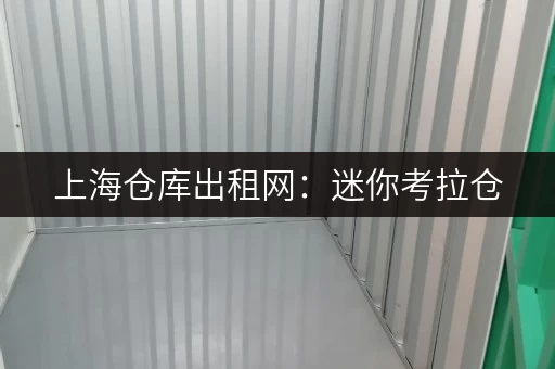 上海仓库出租网:迷你考拉仓,存取自由随心所储 上海仓库出租网:迷你考拉仓,存取自由随心所储