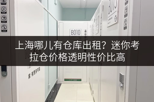上海哪儿有仓库出租?迷你考拉仓价格透明性价比高 上海哪儿有仓库出租?迷你考拉仓价格透明性价比高