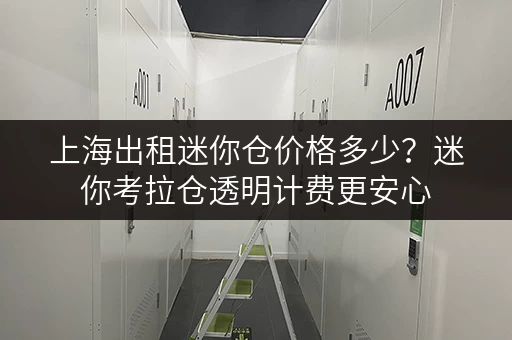 上海出租迷你仓价格多少?迷你考拉仓透明计费更安心 上海出租迷你仓价格多少?迷你考拉仓透明计费更安心