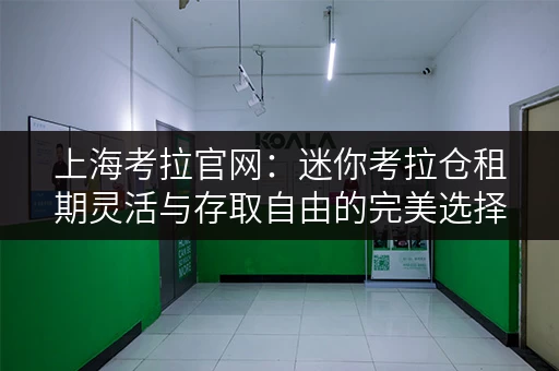 上海考拉官网:迷你考拉仓租期灵活与存取自由的完美选择 上海考拉官网:迷你考拉仓租期灵活与存取自由的完美选择