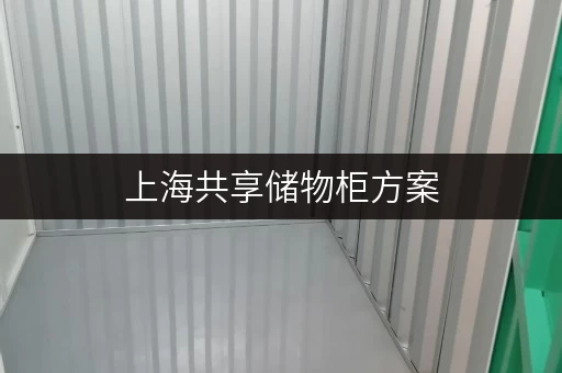 上海共享储物柜方案，迷你考拉仓为货物存储提供专业解决方案