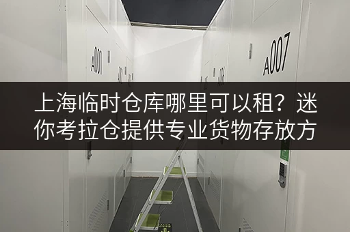 上海临时仓库哪里可以租?迷你考拉仓提供专业货物存放方案 上海临时仓库哪里可以租?迷你考拉仓提供专业货物存放方案