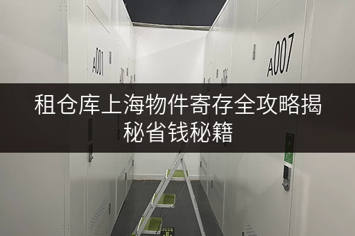 租仓库上海物件寄存全攻略揭秘省钱秘籍,告别空间焦虑! 租仓库上海物件寄存全攻略揭秘省钱秘籍,告别空间焦虑!