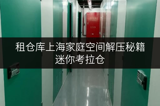 租仓库上海家庭空间解压秘籍迷你考拉仓,释放空间,提升生活品质 租仓库上海家庭空间解压秘籍迷你考拉仓,释放空间,提升生活品质
