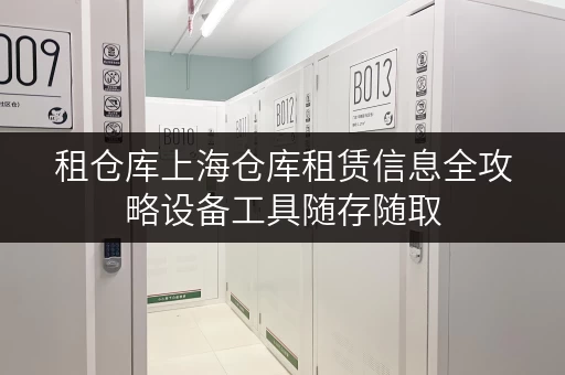 租仓库上海仓库租赁信息全攻略设备工具随存随取，便捷无忧