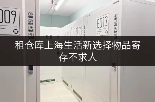 租仓库上海生活新选择物品寄存不求人,迷你考拉仓全时段服务,便捷随心! 租仓库上海生活新选择物品寄存不求人,迷你考拉仓全时段服务,便捷随心!