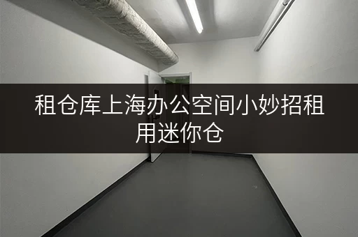 租仓库上海办公空间小妙招租用迷你仓,轻松释放办公空间 租仓库上海办公空间小妙招租用迷你仓,轻松释放办公空间
