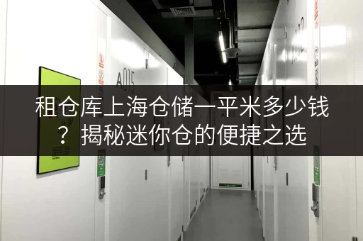 租仓库上海仓储一平米多少钱?揭秘迷你仓的便捷之选 租仓库上海仓储一平米多少钱?揭秘迷你仓的便捷之选