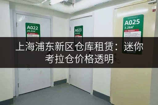 上海浦东新区仓库租赁:迷你考拉仓价格透明,性价比之选 上海浦东新区仓库租赁:迷你考拉仓价格透明,性价比之选